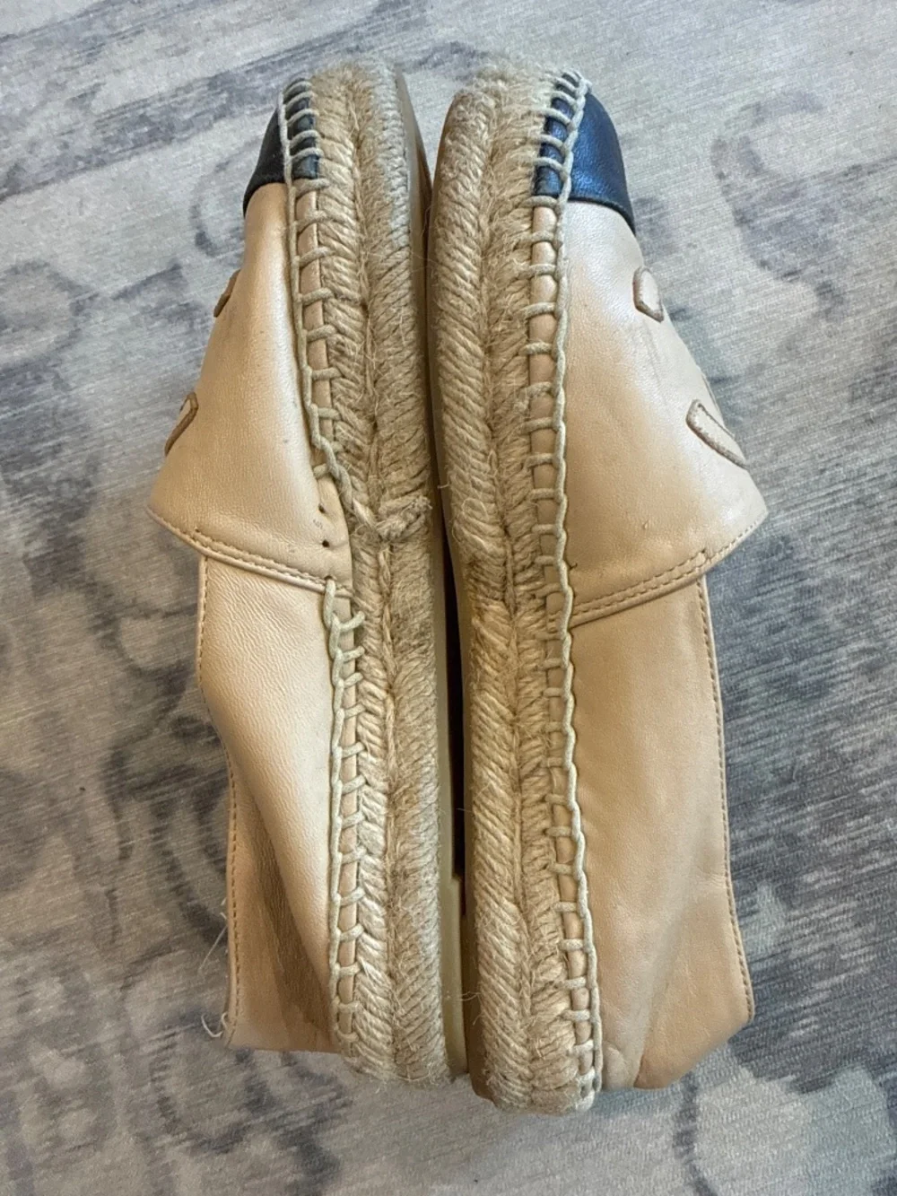 Chanel Leather Espadrilles